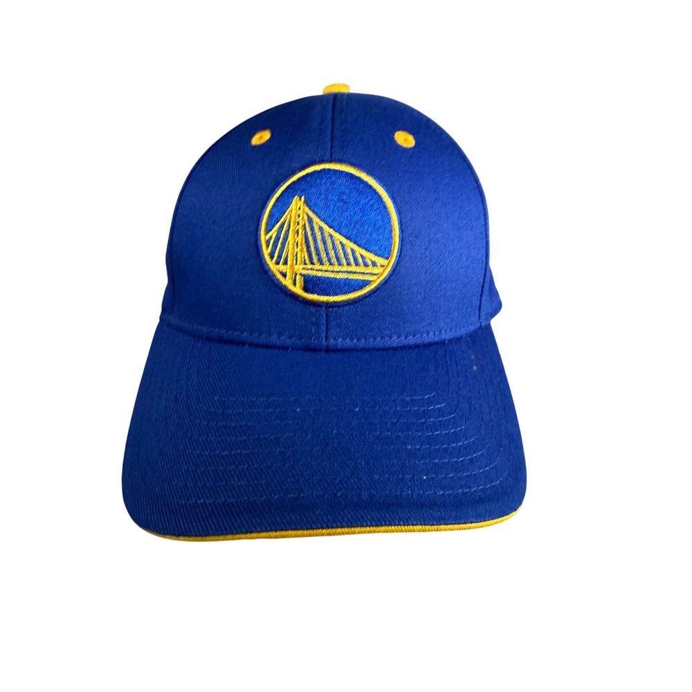 Fan Favorite Golden State Warriors Hat OSFA‎ Blue Yellow Snapback NBA Logo Cap